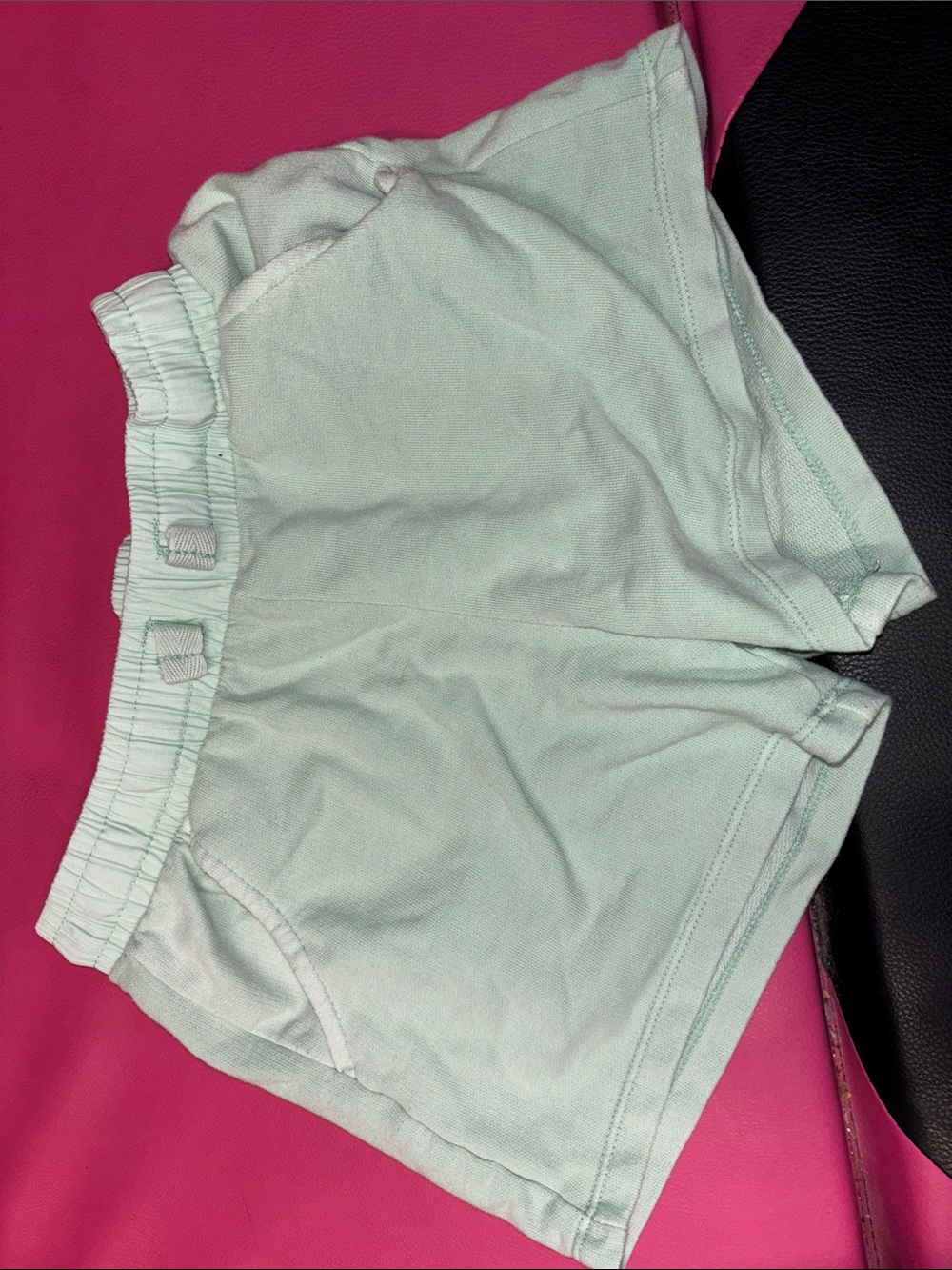 Light Mint Girls Casual Elastic-Waist Shorts